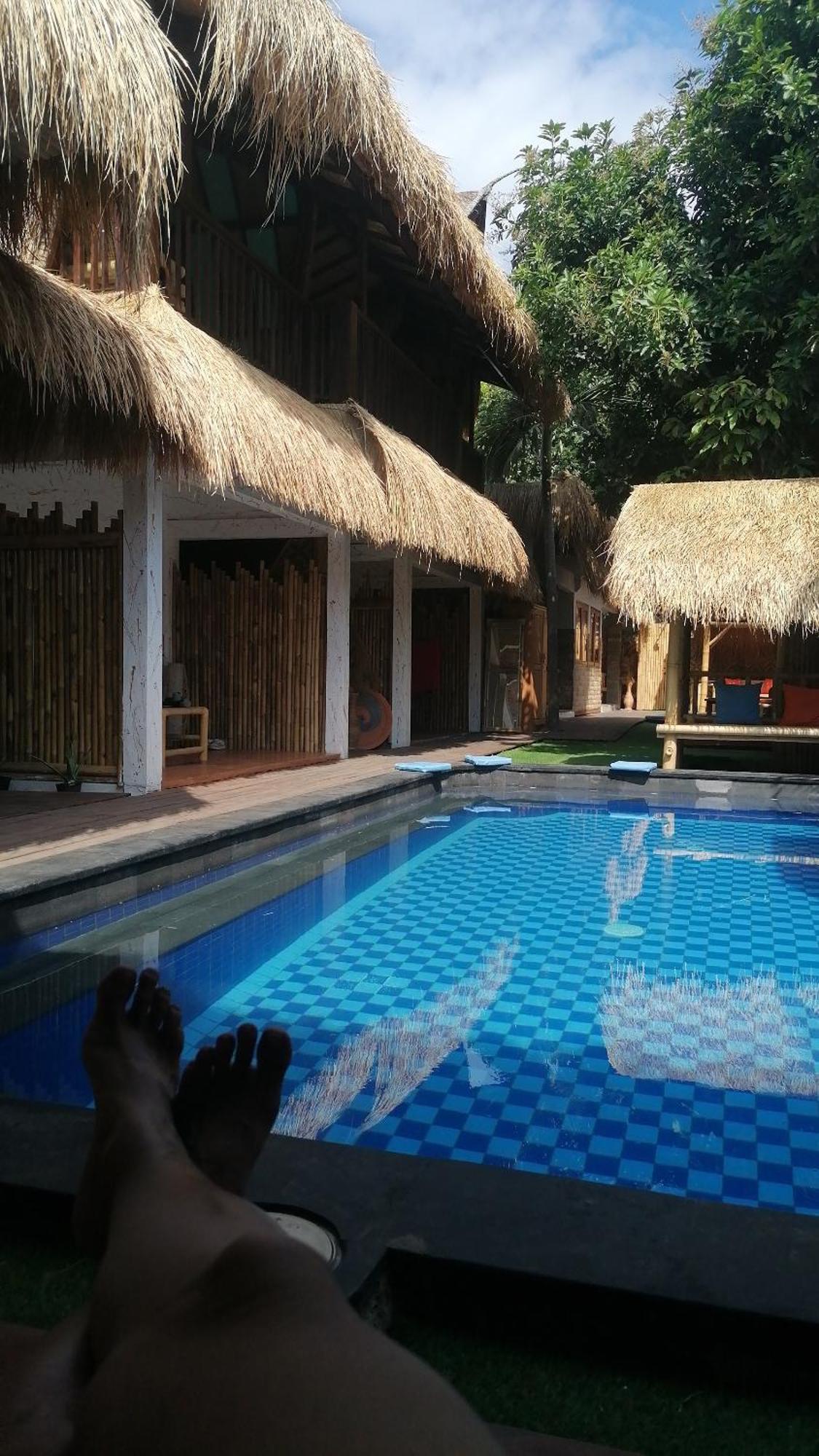 Hotel Sampai Jumpa Gili Air Esterno foto